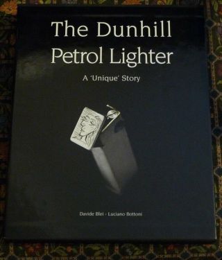 Limited Edition 24/1200 The Dunhill Petrol Lighter Signed By Richard Dunhill