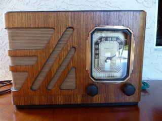 Philco Model 38 - 12t; Vintage Wood Antique Tube Radio