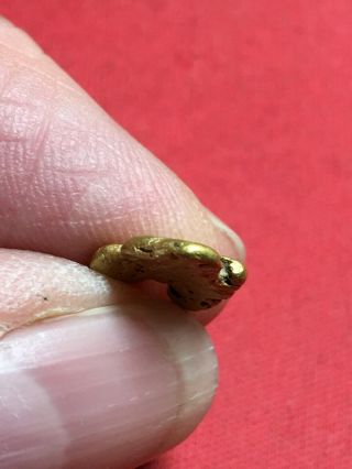 Natural Gold Nugget Specimen With Quartz Rock Bullion From Oregon 1.  72 Gram A71 3