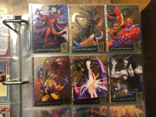 1994 Fleer Ultra X - Men Complete Fatal Attractions Foil Subset Cards Marvel