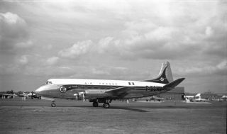 Air France,  Viscount,  F - Bgnn,  At Farnborough,  In 1953,  Large Size Negative