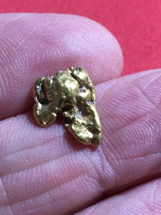 Natural Gold Nugget Specimen With Quartz Rock Bullion From Oregon 2.  81 Gram A78