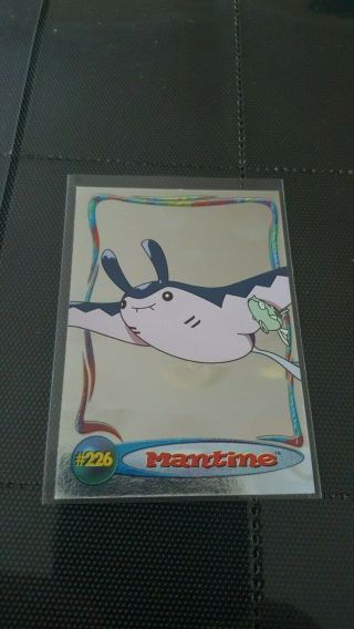 Topps Pokemon Johto Series 1 Hologram Card 9 Of 9 Ultra Rare Card Mantine