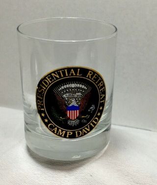 Camp David Presidential Retreat Drinking Cocktail Glass 12 Oz