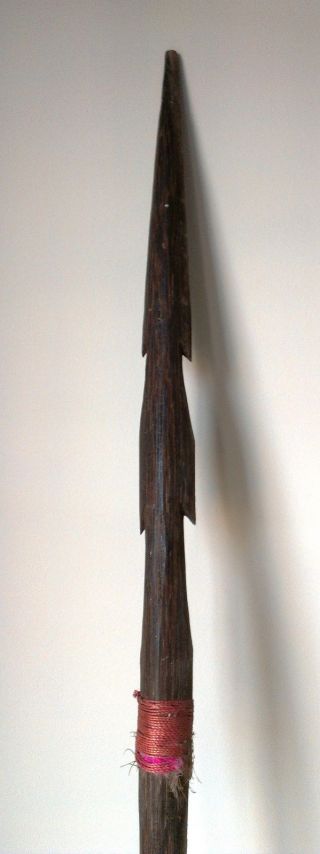 Primitive Wood Tribal War Spear,  No Shield