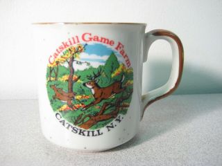 Catskill Game Farm York Souvenir Deer Mug
