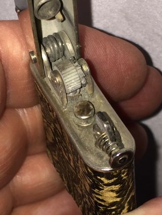 Vintage MORTON Semi Automatic Pocket Lighter - 9