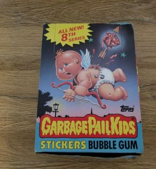 1987 Box Of Garbage Pail Kids 8th Series " 48 Packs / Poster "
