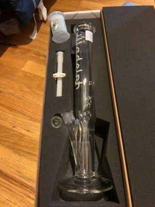 Illadelph Bong Straight Tube With Storage,  Downstem And Bowl.