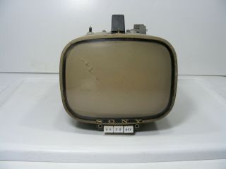 Vintage Sony 8 - 301w 1961 Transistor T.  V.  Receiver No Cord Was Worrking