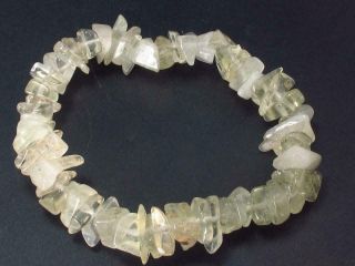 Rare Libyan Tektite Glass Bracelet From Libya 7 " - 12mm Beads