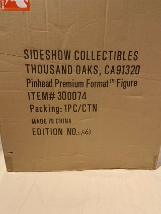 Sideshow Pinhead Premium Format 1/4 Scale 5