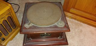 American Victor IV Phonograph Vic 43688 in Mahogany1908 Talking Machine 8