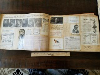 1922 Wabash College Indiana Scrapbook – Programs,  Tickets,  Ephemera – Loaded 3