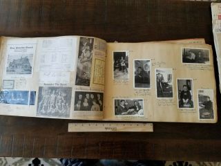 1922 Wabash College Indiana Scrapbook – Programs,  Tickets,  Ephemera – Loaded 4