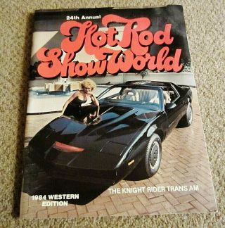 Hot Rod Show World Isca Program 24th Mag 1983 - 84 Western,  Knight Rider,  Batmobile