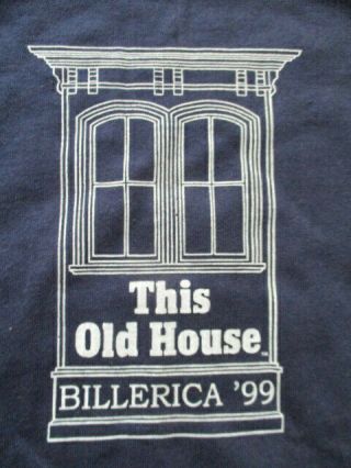Fruit Of The Loom Label - This Old House Billerica 1999 Massachusetts (xl) Shirt