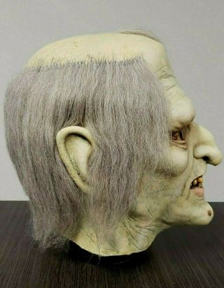 Vintage 70s Don Post Uncle Creepy Latex Halloween Mask with Custom Tharp finish 4
