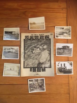1962 Storm Beach Haven Long Beach Island Jersey Photos & Booklet