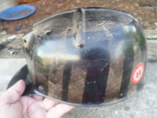 Vintage Coal Miners Hard Hat (low Vein) Tiger Stripe.  Low Coal,  Southern Ohio