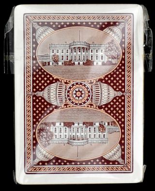 1896 In The White House 1115 Boxed Playing Cards Game NM Cond (Evans) 4