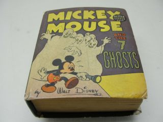 1940 Walt Disney Mickey Mouse And The 7 Ghosts Book