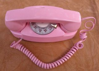 Vintage Pink Princess Bell System Rotary Phone; 702bm,  Rs1 - 10