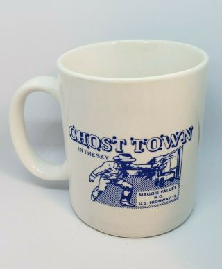 Ghost Town In The Sky Maggie Valley,  Nc Cowboy Gunfight Coffee Cup Tea Mug