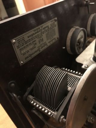 Vintage RCA RADIOLA AR 812 Heterodyne Radio 8