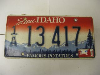 1994 94 Idaho Id Scenic License Plate 1a 13417