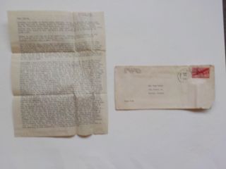 Wwii Letter 1945 General Ho Chiang Kai Shek Tsingtao China U.  S.  S.  Cullman Ww2