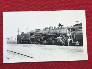 Antique Denver & Salt Lake Railway Railroad Engine Locomotive 403 Photo