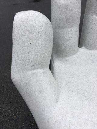 faux Granite White left HAND SHAPED CHAIR 32 