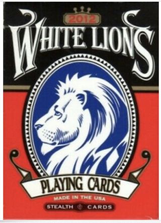 David Blaine Stealth Deck Ultra Rare White Lion Playing Cards