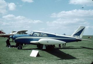 Piper Comanche,  5n - Aeb,  At Sywell,  In 1962,  Slide
