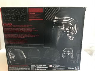 Star Wars Black Series Kylo Ren Electronic Voice Changing Helmet Box 4