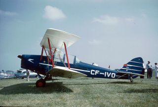 Tiger Moth,  Cf - Ivo,  At Rockford Illinois Usa,  In 1960,  Slide