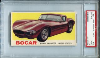 1961 Topps Sports Cars 30 Bocar Psa 9 Unique,  1 Of 1,  None Higher