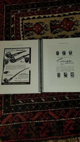 The Custom - Bilt Pipe Story HUGE Book by William Unger.  Tracy Mincer Refr 4