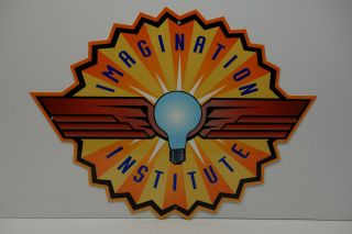 Disneyland Resort Imagination Institute Metal Sign - Disney Classic - Colorful
