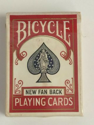 Bicycle 808 Fan Back playing cards - with USIR tax stamp vintage 2