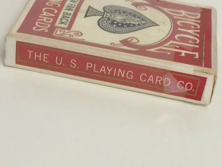 Bicycle 808 Fan Back playing cards - with USIR tax stamp vintage 3