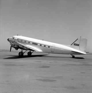 Thai Air Force,  Douglas Dc - 3,  On Delivery,  Hs.  000,  In 1966,  Large Size Negative