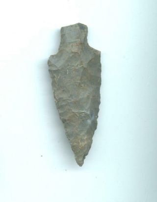 Indian Artifacts - Fine Stem Point - Over Flow Pond Site - Arrowhead