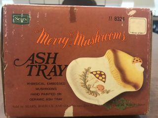 Vintage 1978 Sears Roebuck Merry Mushroom Ashtray Not RARE 2