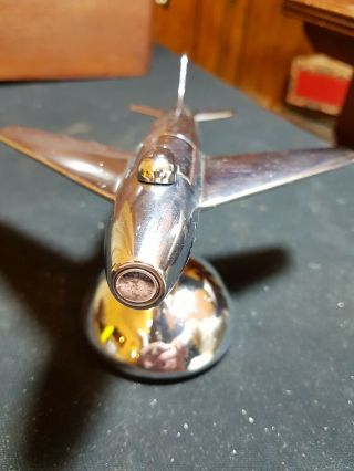 Vintage Dunhill Table Lighter.  F86 Sabre Jet Fighter In Stunning.