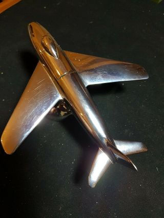 Vintage Dunhill Table Lighter.  F86 Sabre Jet Fighter in Stunning. 3