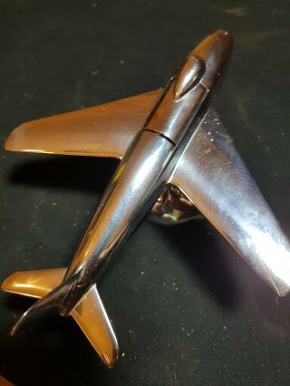 Vintage Dunhill Table Lighter.  F86 Sabre Jet Fighter in Stunning. 4