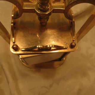 4 Sided Rotating Swiss Weather Station Vintage Solid Brass 15 Jewels Encapement 8