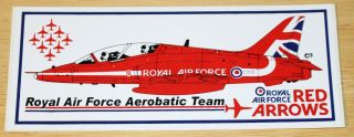 Old Raf Royal Air Force Aerobatic Team Red Arrows Sticker